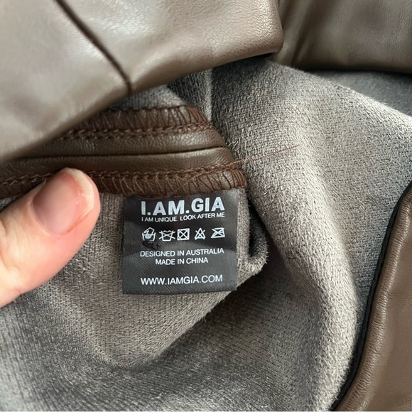 I.AM.GIA Estyn Low Rise Flare Faux Leather Pants - Picture 10 of 13